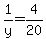 1%2Fy+=+4%2F20