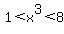1%3Cx%5E3%3C8