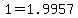 1=1.9957