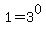 1=3%5E0