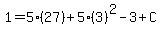 1=5%2827%29%2B5%283%29%5E2-3%2BC