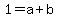 1=a%2Bb