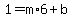 1=m%2A6%2Bb