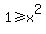 1%3E=x%5E2