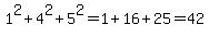 1%5E2%2B4%5E2%2B5%5E2=1%2B16%2B25=42