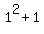 1%5E2+%2B+1