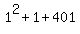 1%5E2+%2B+1+%2B+401