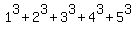 1%5E3+%2B2%5E3+%2B3%5E3%2B4%5E3%2B5%5E3....