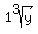 1%5E3sqrt%28y%29