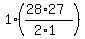 1+%2A+%28%2828%2A27%29%2F%282%2A1%29%29