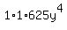 1+%2A+1+%2A+625y%5E4