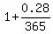 1+%2B+0.28%2F365
