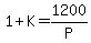 1+%2B+K=+1200%2FP
