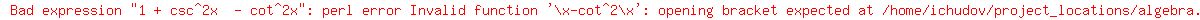 1+%2B+csc%5E2x++-+cot%5E2x