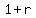 1+%2B+r