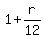 1+%2B+r%2F12
