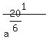 1+%2F%28a%5E%2820%2F6%29%29