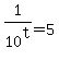 1+%2F+10%5Et+=+5