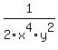 1+%2F+2x%5E4y%5E2