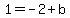 1+=+-2%2Bb