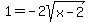 1+=+-2sqrt%28x-2%29