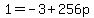 1+=+-3+%2B+256p