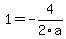 1+=+-4%2F2a