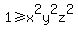 1+%3E=+x%5E2y%5E2z%5E2