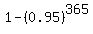 1+-+%280.95%29%5E365