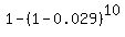 1+-+%281+-+0.029%29%5E10