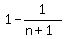 1+-++1%2F%28n%2B1%29