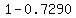 1+-+0.7290