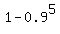 1+-+0.9%5E5