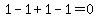 1+-+1+%2B+1+-+1+=+0