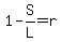 1+-+S%2FL+=+r