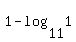 1+-+log%2811%2C1%29