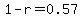 1+-+r=0.57