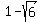 1+-+sqrt%286%29