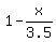 1+-+x%2F3.5