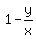 1+-+y%2Fx