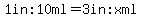 1+in+%3A10+ml+=+3+in+%3Ax+ml