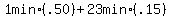 1+min%28.50%29%2B+23+min%28.15%29