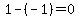 1-%28-1%29+=+0