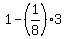 1-%281%2F8%29%2A3