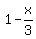 1-+x%2F3