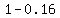1-0.16%29%5E11