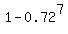 1-0.72%5E7