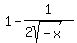 1-1%2F%282sqrt%28-x%29%29