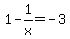 1-1%2Fx=-3