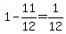 1-11%2F12+=+1%2F12